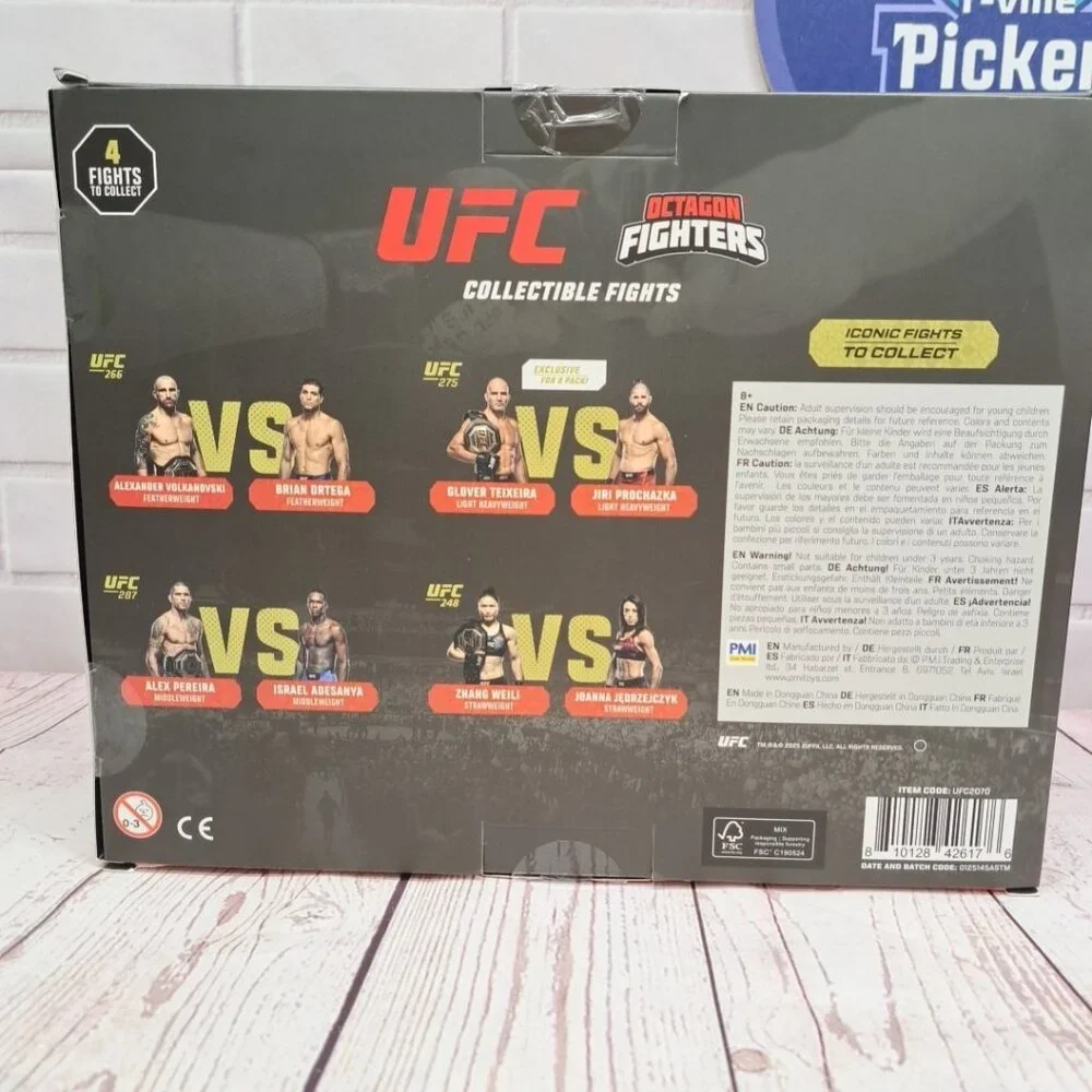 PMI UFC Collectible Fights Octagon Fighters Collectible Fights 8 Figurines Set - Picture 10 of 13